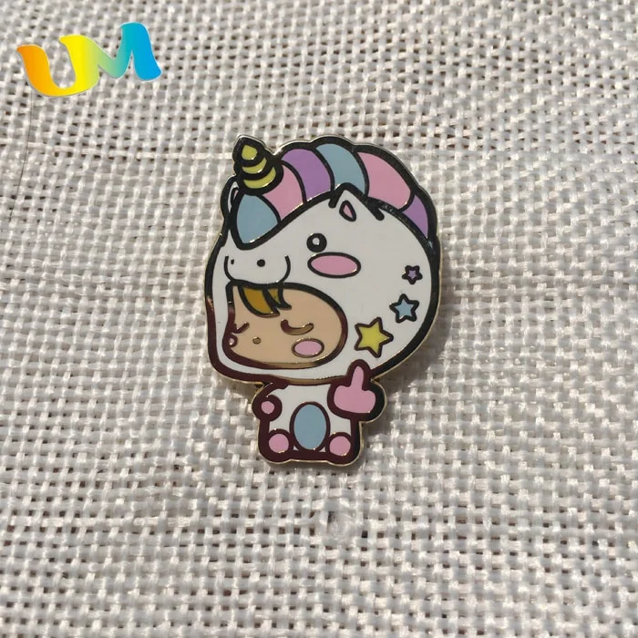 2019 hot selling hard enamel pin rose gold hard enamel pin manufacturer custom