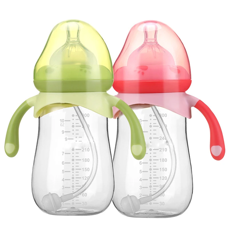 
Termichy BPA Free Durable Anti-Colic Valve Baby Bottles Feeding with Breast-Like Nipples 