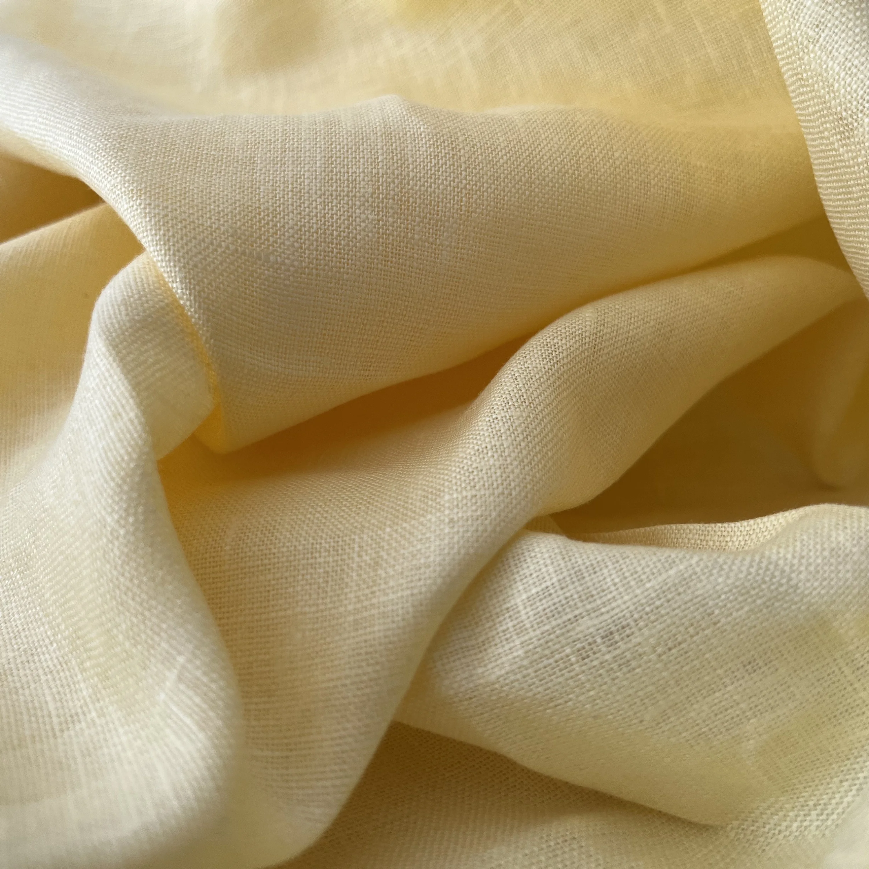 Pure French Linen Fabric Plain Dyed Woven For Women Man Shirt Dress Pants Bread Bags Shopping Bags Medium Weight 156gsm Linen