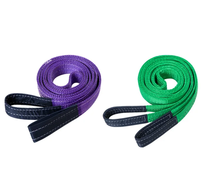 
round flat polyester webbing sling lifting belt on sale 