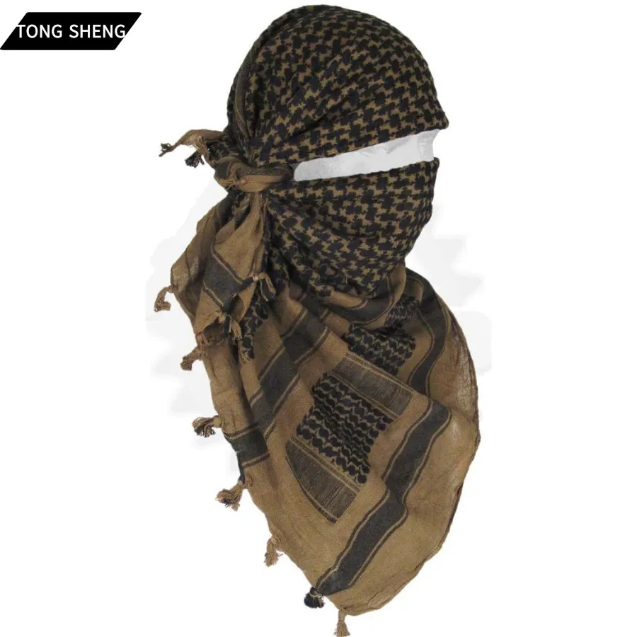 Производитель 2024 100% хлопок Shemagh Keffiyeh Desert дышащий дизайн на заказ мужской арабский