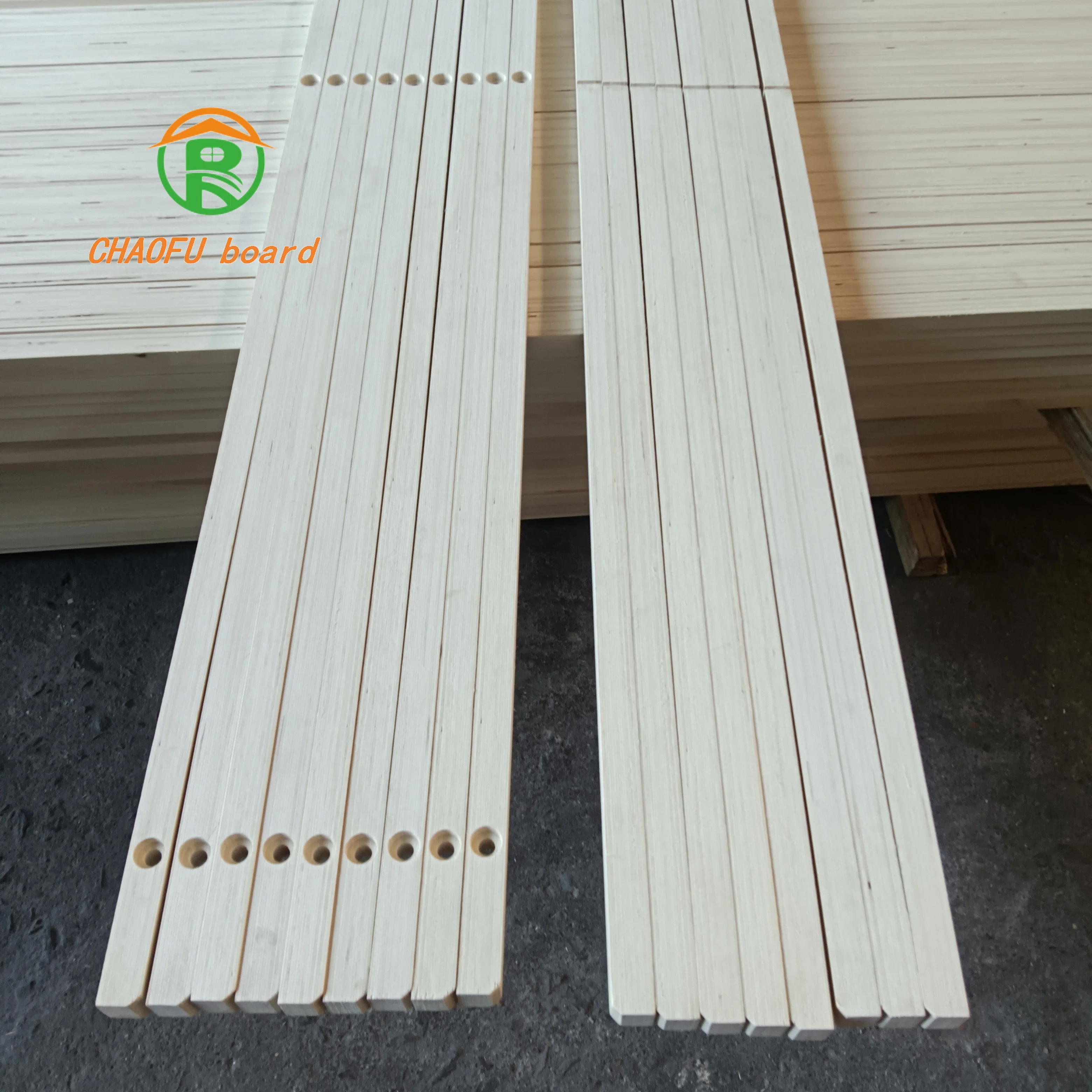 High-quality environmental protection LVL plywood E0 grade bed frame furniture accessories deep processing