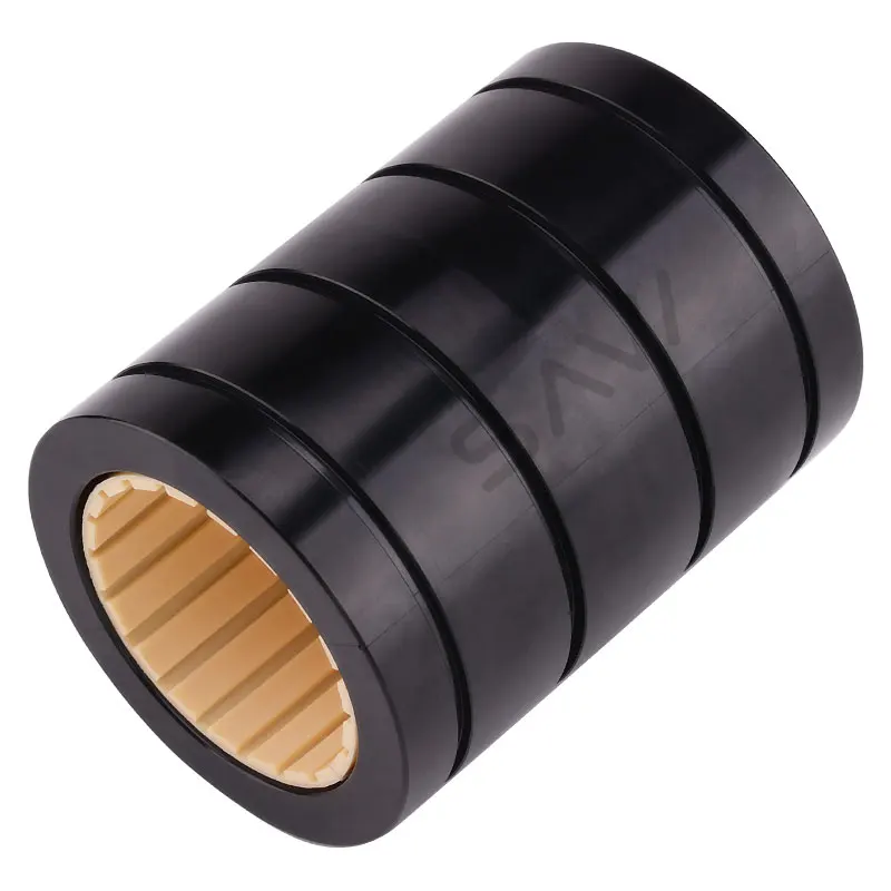 Пластиковые немагнитные пластиковые подшипники, закрытые длинные самоустанавливающиеся алюминиевые пластиковые линейные втулки