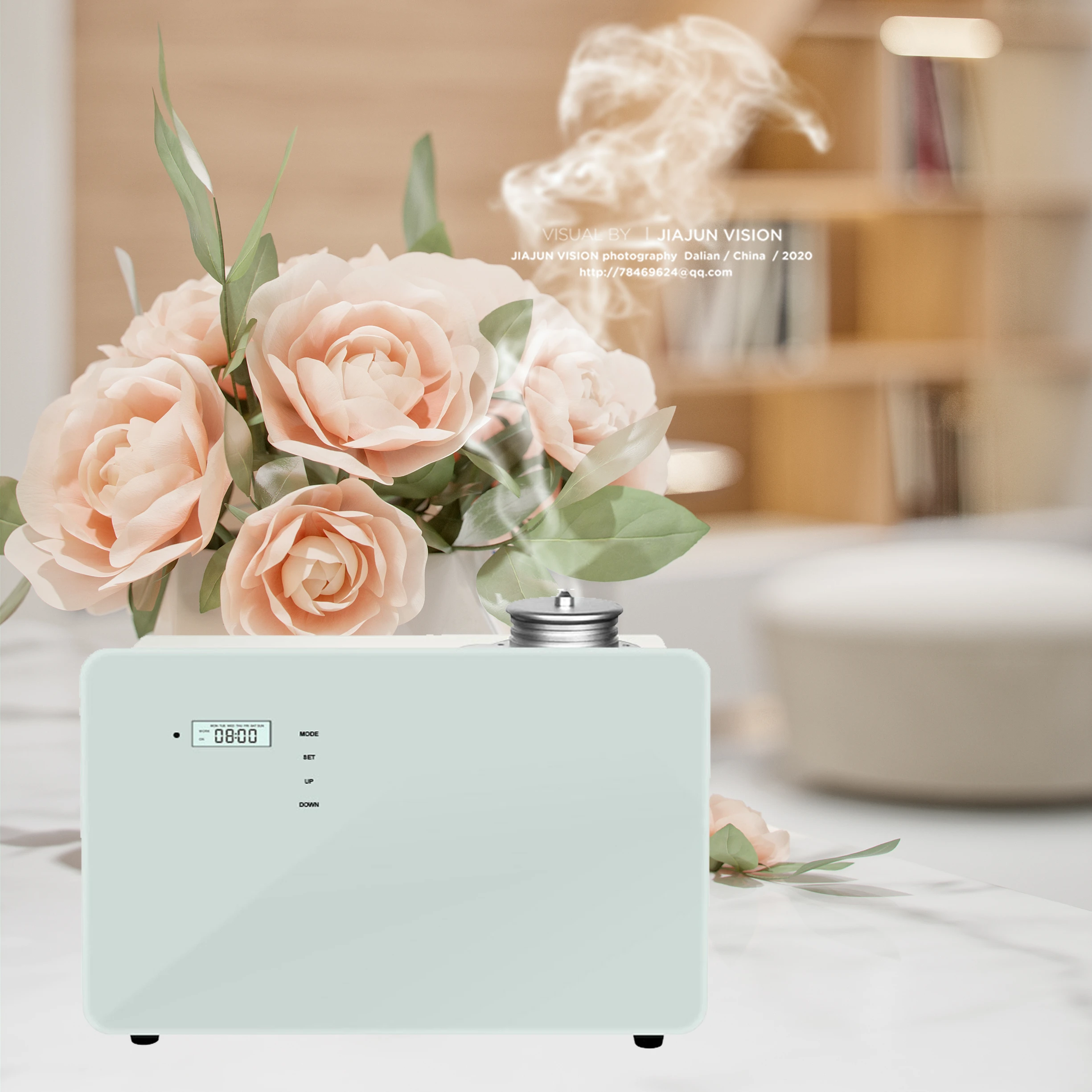 Commercial Electric APP control scent diffuser machine 500ml  hotel Industrial HVAC  aroma diffuser portable smart air purifier