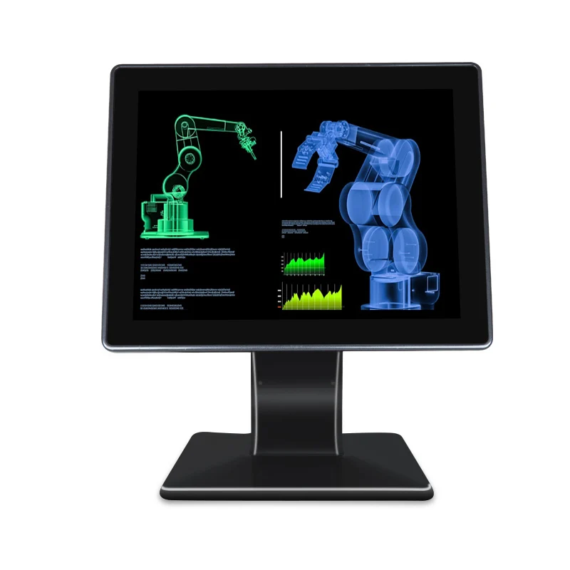 19 inch Metal Industrial Monitor 1280x1024 1440x900HD TFT touch Screen LED Monitor with HD-MI/VGA/DVI/USB