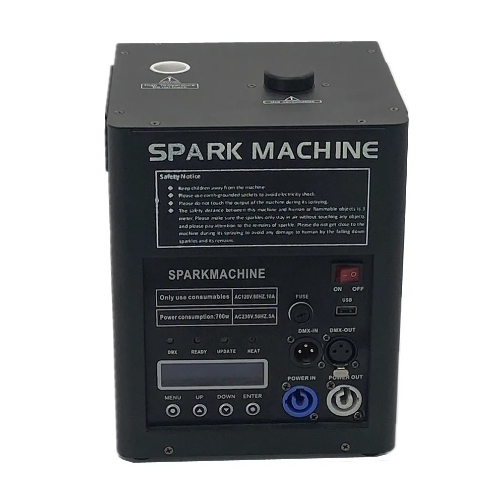 Remote 650w Fireworks Machine Dmx Control Pyro Spark Fountain