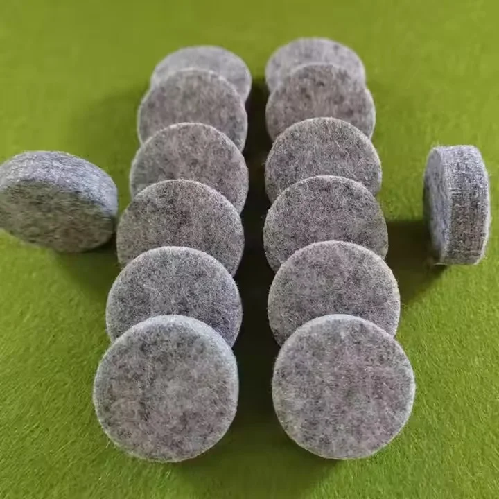 Manufacturers supply sealed oil absorbing felt washers thickened cushioned table corner floor protection industrial felt mat