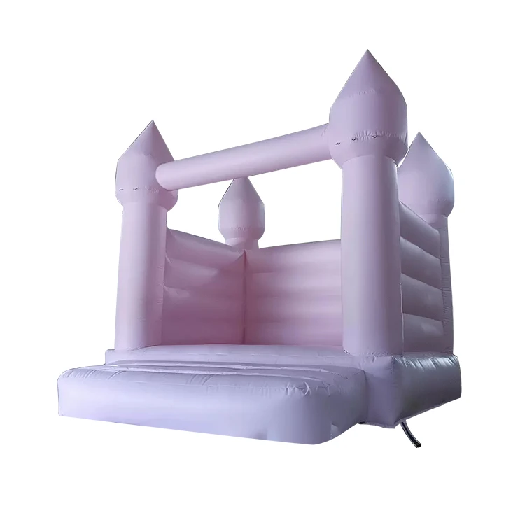 white mini 16ft wedding bouncer jump jumper