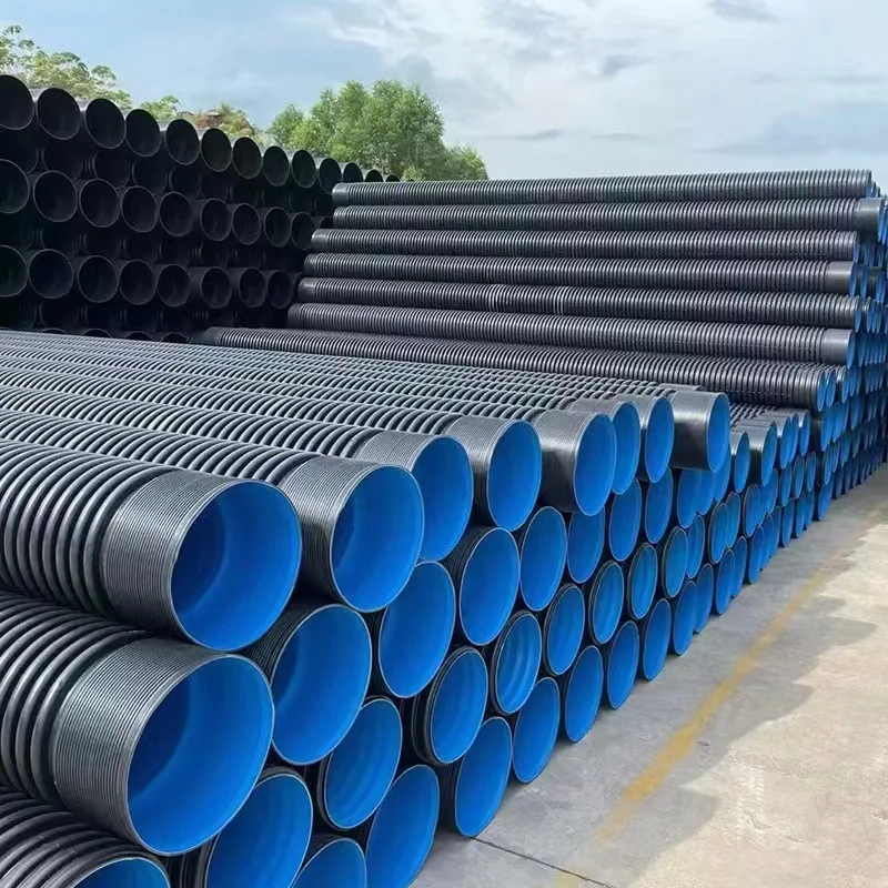 Высокая скорость PE HDPE трубы производственной линии с двумя стенками гофрированные экструдер машина