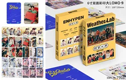 Wholesale KPOP  ENHYPEN GOT7 Photo Cards 6-inch double-sided color printing large LOMO card