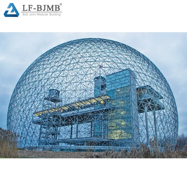 Economical Steel Structure Stained Glass Dome Skylight