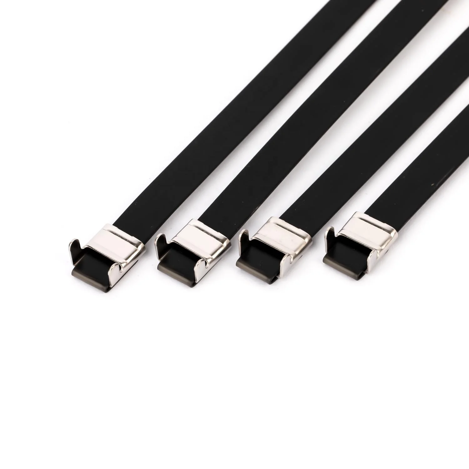 self-lockingpc cable double self-locking nylon  cable twist tie