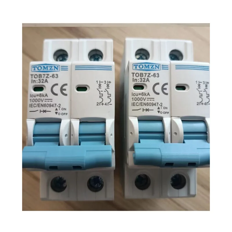 Wholesale Cheap Price  DC Breaker DC MCB 2P 1000V Solar 63a DC Circuit Breaker MCB for solar panels
