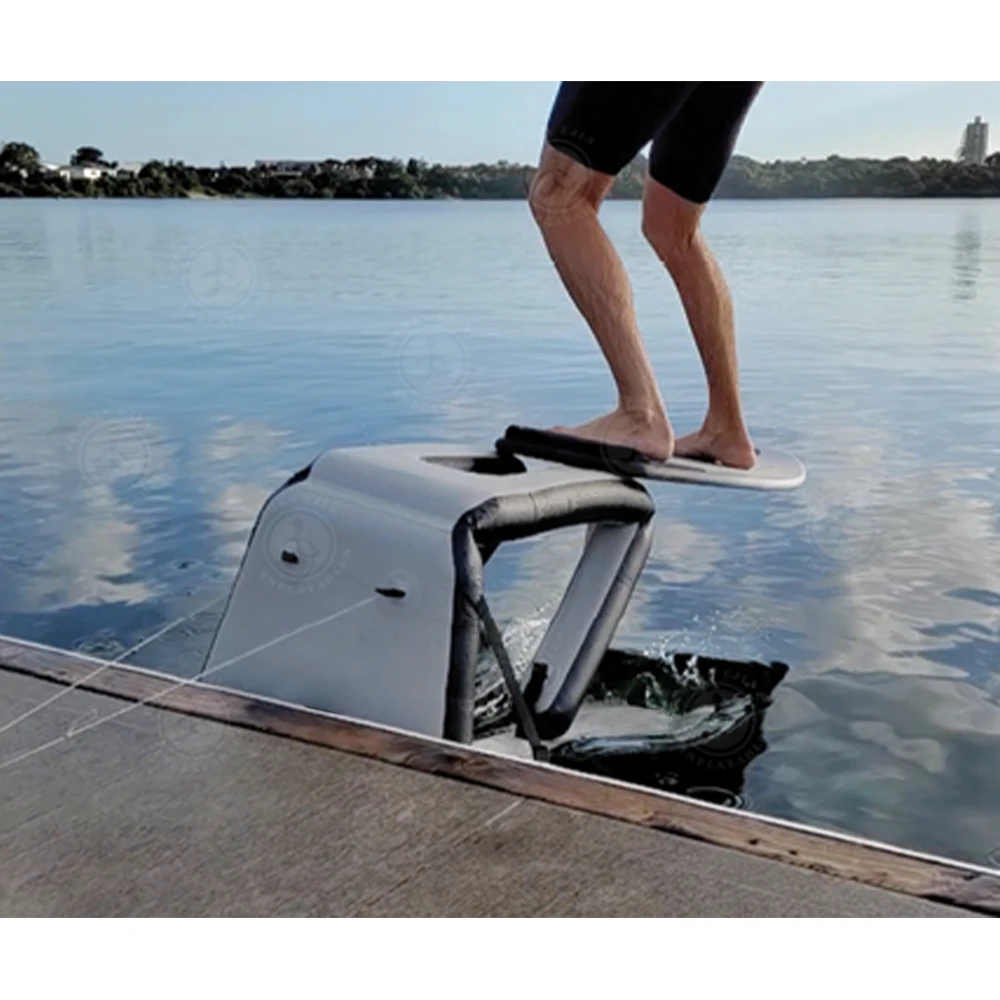 Inflatable Platform Dock starter Hydro Foil Inflatable Launch Pad for Smooth Takeoff