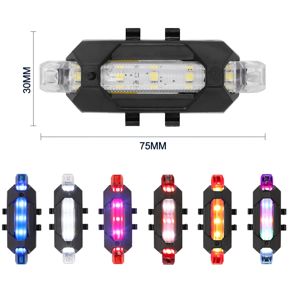 Hot sale Mini Wireless Strobe Light for Motorcycle Bicycle Scooter LED Flash Warning Lamp Drone Signal Indicator Tail Lights