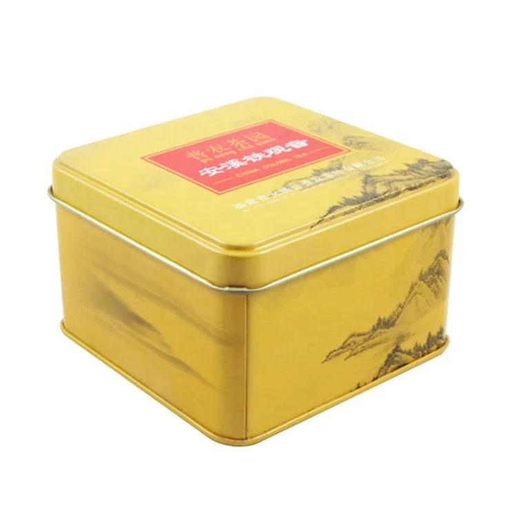 Customize logo premium quality 2oz 50 grams spice saffron packaging t2 mini tin metal can tea tins box for sale