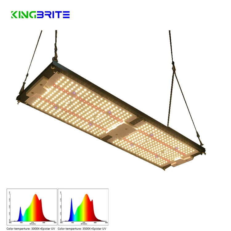 Kingbrite 240W QB288 LM301H полный спектр 3500K + Epistar 660nm красный УФ ИК Dimmable СИД растет свет лампы