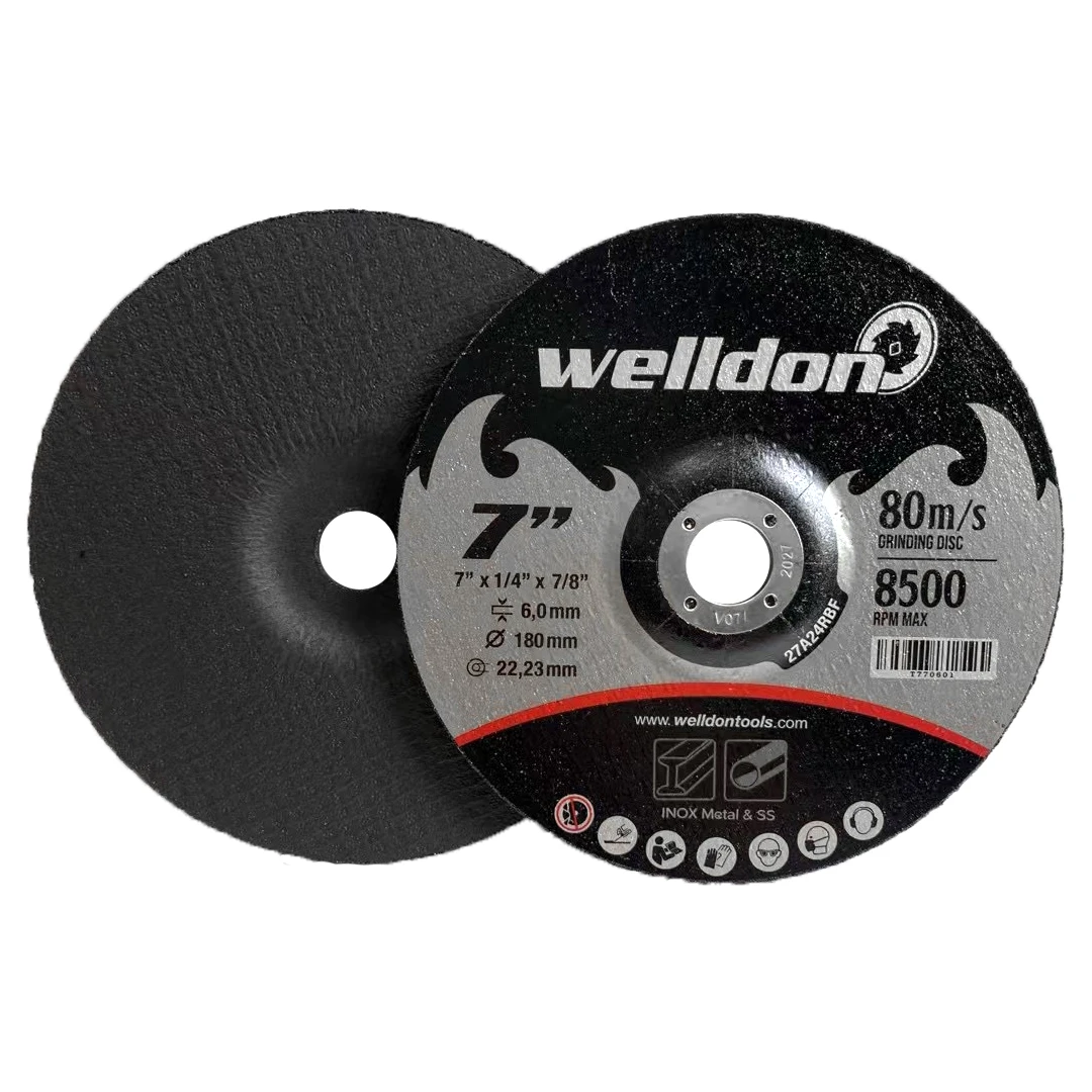 7 Inch 180*6.0*22.23mm Abrasives Cutting Disc Polishing Discs Cut Off Wheels for Metal