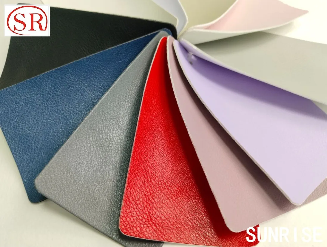 Durable material safety shoe leather PU Microfiber synthetic leather for shoes