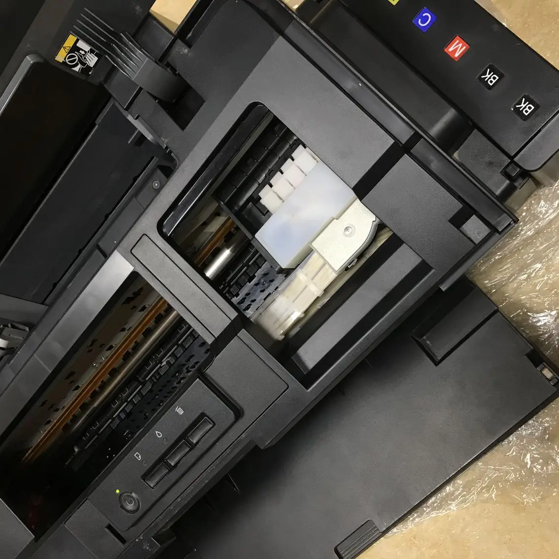 Лидер продаж оригинальный 90% новый струйный принтер для Epson L1300 Submilation футболка поставщик