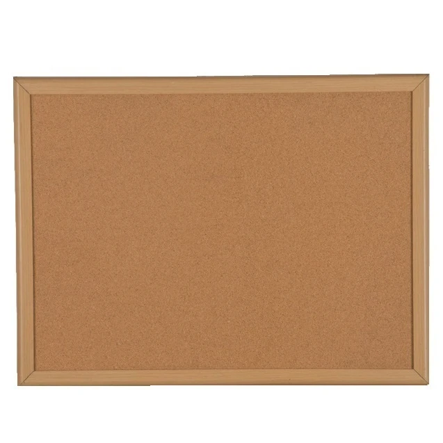 Custom Size Available Office Board for Wall Cork Large Wall Mounted Notice Pin Board  for School Home Cork Board with Wood Frame