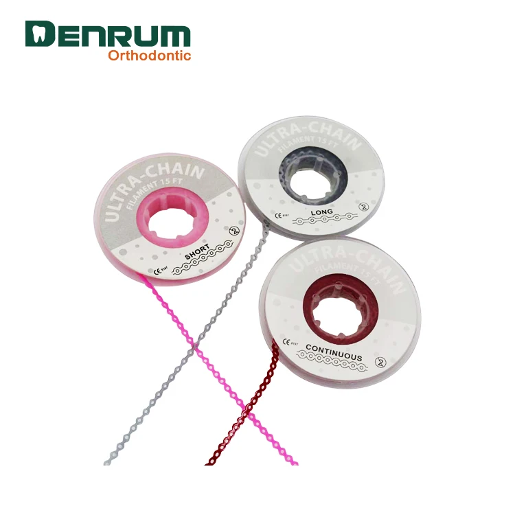 15 Feet Strong Power Dental Long-lasting Orthodontic Elastic Power Chain