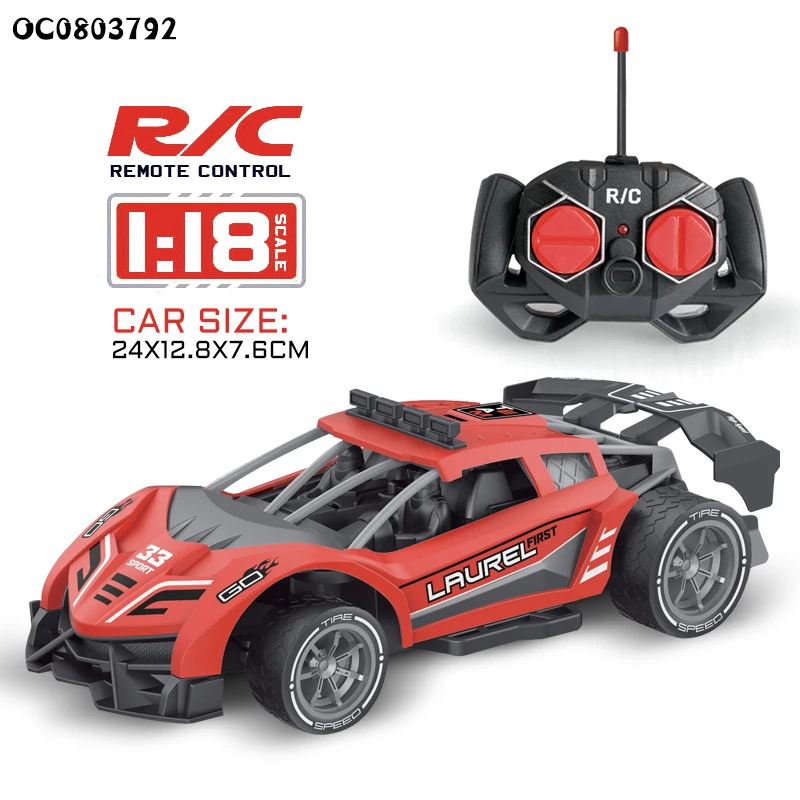 Rc гоночные игрушки модель автомобиля 1:18 Масштаб игровой пульт дистанционного управления высокая скорость