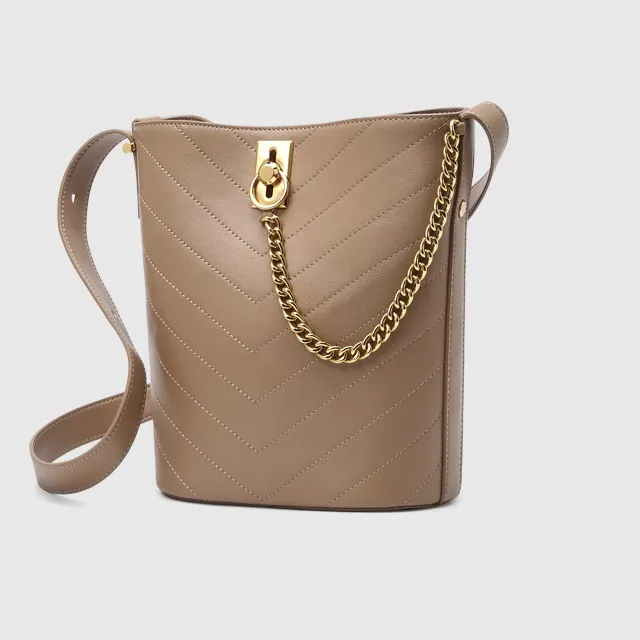 2019 Guangzhou factory new design leather bucket bag for ladies fashion women hand bags for dating lady leather hand bags