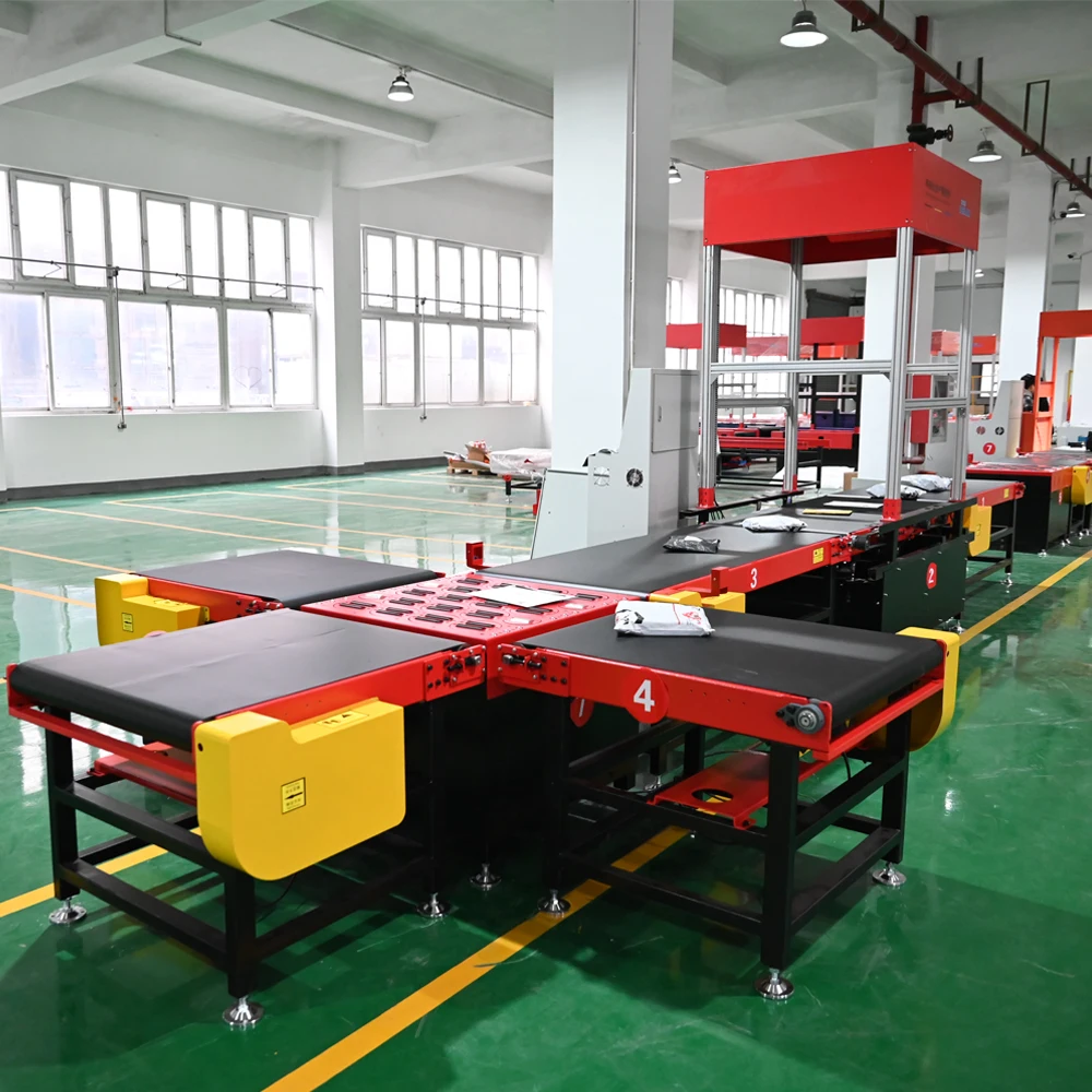 Automatic Parcel Sorting Machine Dws Parcel Sort Wheel Sorting Conveyor