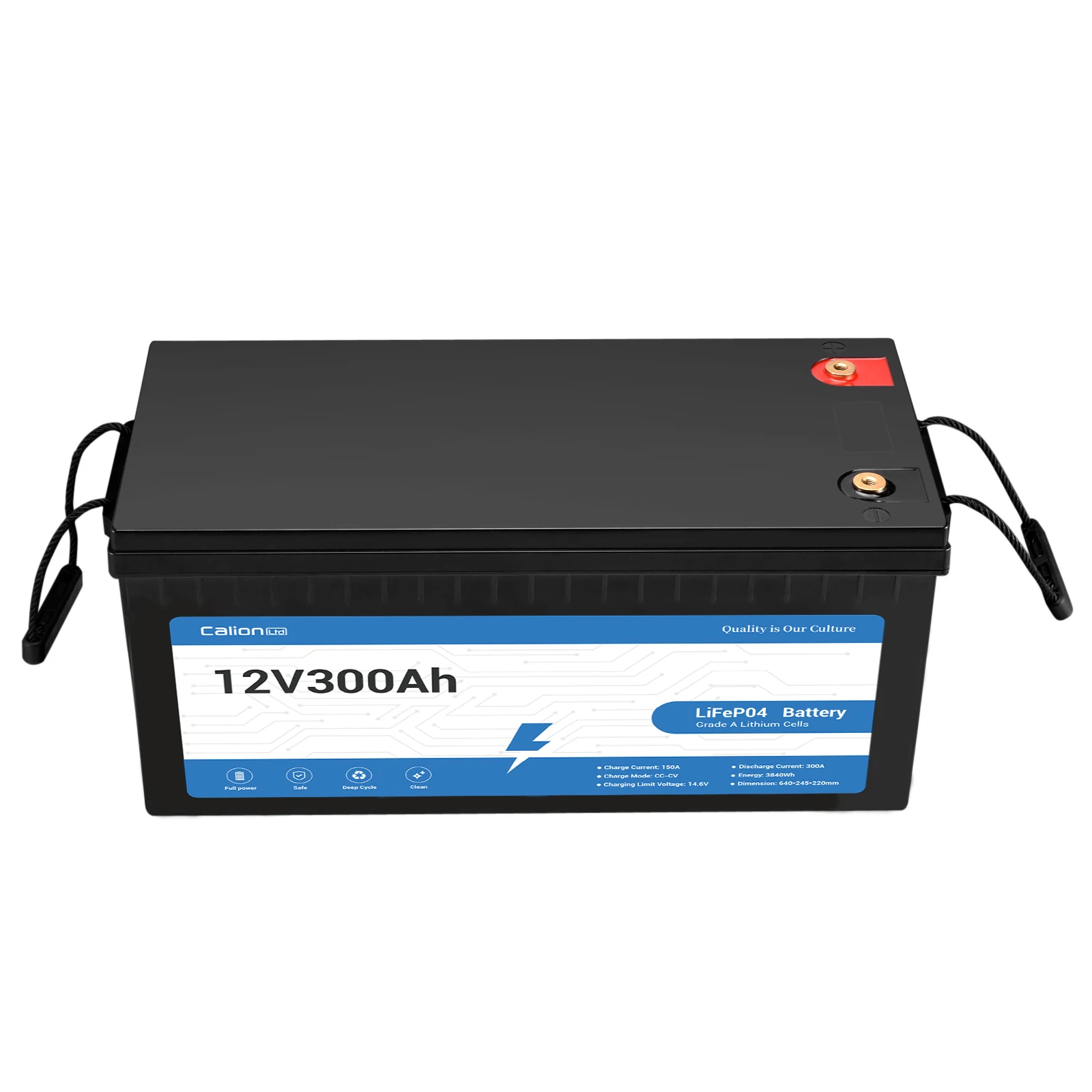 Переносная Солнечная аккумуляторная батарея с глубоким циклом 300AH 12V 24V 48V LiFePO4