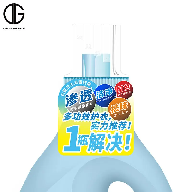 New Design High-Efficiency Anti-Static Liquid Detergent Add Flexibility Ingredients Liquid Detergent