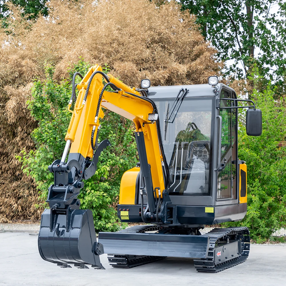 Factory Price Hydraulic Full Accessories 2 Ton 2.5 Ton 3 Ton Excavator Mini Retro Excavator Digger For Sale
