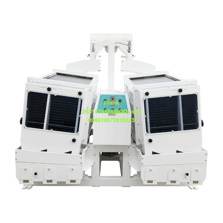 New design MGCZ80C dboule body 9.5-11.5T paddy grain wheat rice milling separator equipment in 260T rice factory
