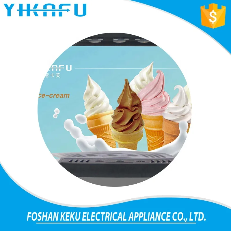 Wholesale Ice cream Automatic Gelato Ice-cream Maker Soft Serve Ice Cream Make Machine Price for Sale