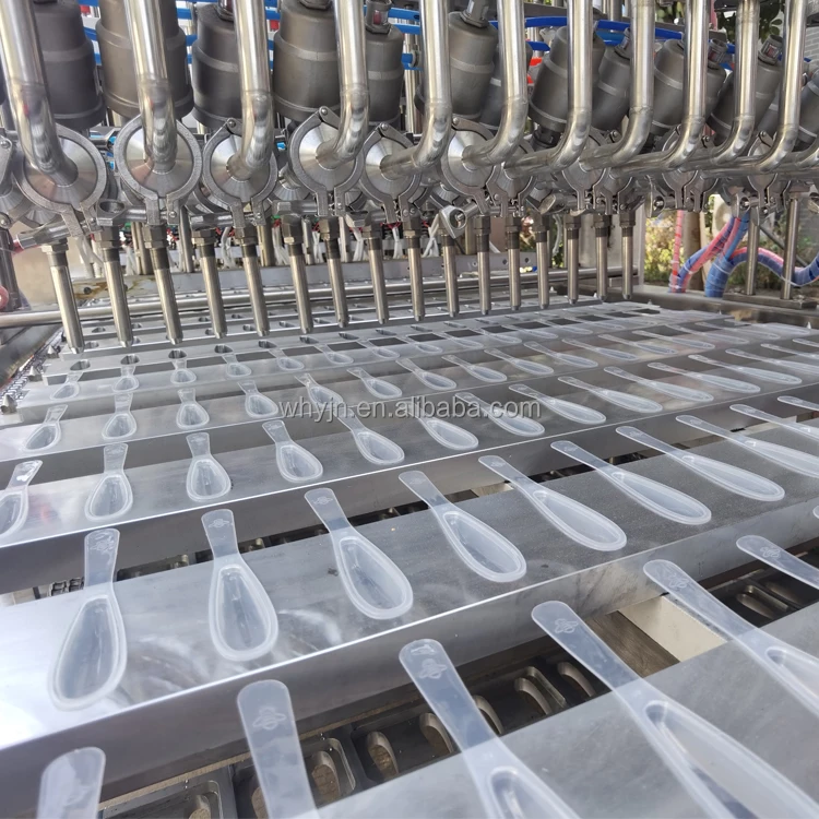 Automatic Linear Continuous Honey Spoon Packing Machine Honey  Spoon Filling Sealing Machine