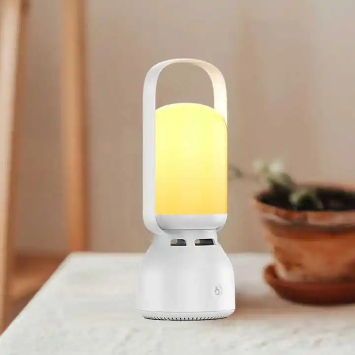 2 in 1 Multifuctional Unique Night Lamp Handhled Night Light Outdoor Camping Lantern RGB Color Camping Latern Speaker With Light