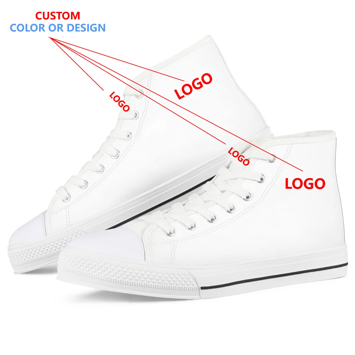 2022 Fashion Custom Shoes With Logo Walking Style Shoes Supplier Wholesale Sneakers Customize Design Casual Canvas Trendy Shoes