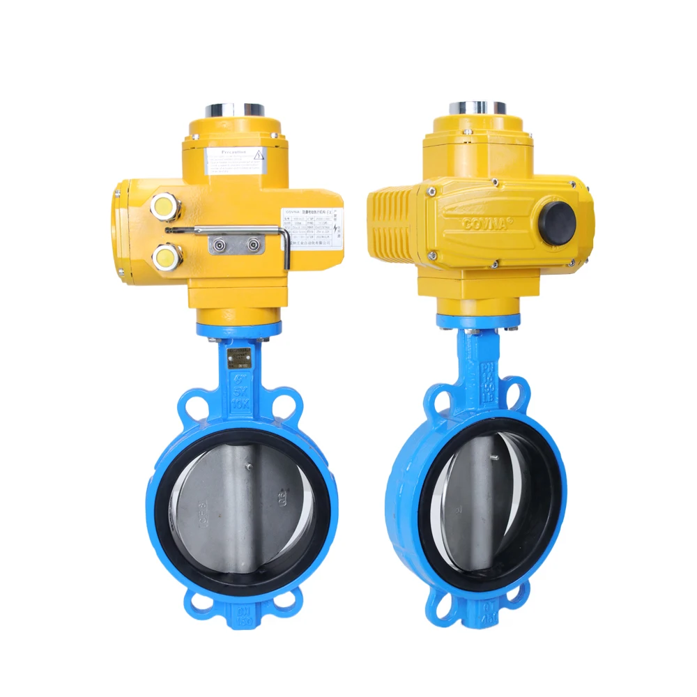 Hk-Ex-D Dn150 взрывозащищенный электрический клапан-бабочка с моторизованным клапаном из нержавеющей стали для печати на электростанции