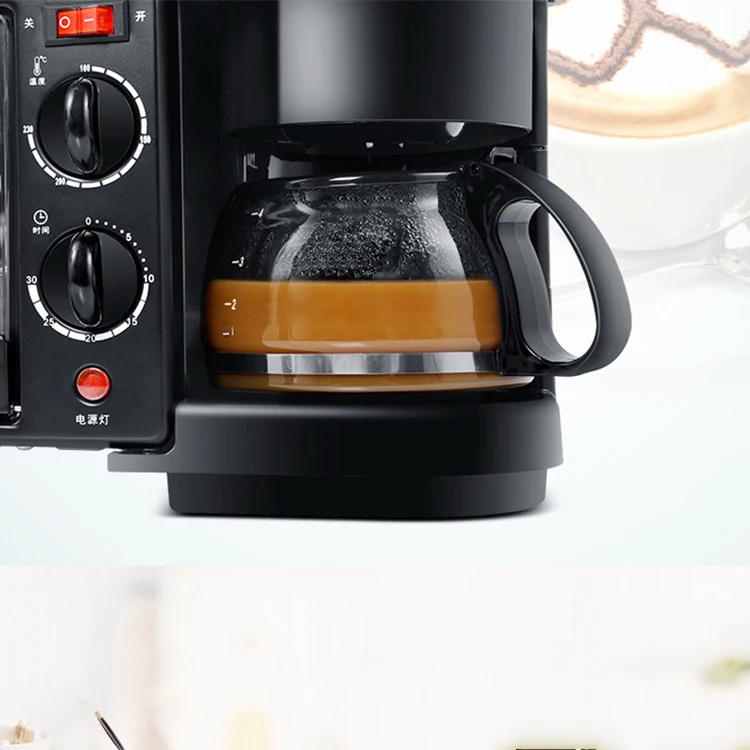 2022 Household Multifunction Breakfast Maker Machine Temperature Control Breakfast Maker 3 In 1