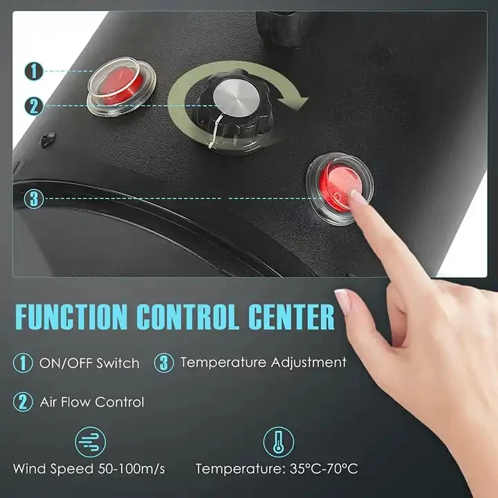 Pet Hair Dryer with Stepless Speed and Heat Dog Blow Dryer with 4 Different Nozzles 2000W 2200W 2400W 2800W 3200W