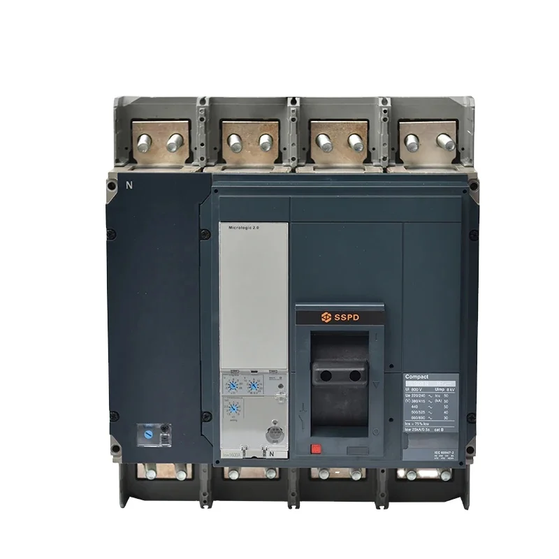 SSPD Electronic CNS 1250A 4P Overload Protection Moulded Case Circuit Breaker  MCCB MCCB 1250A