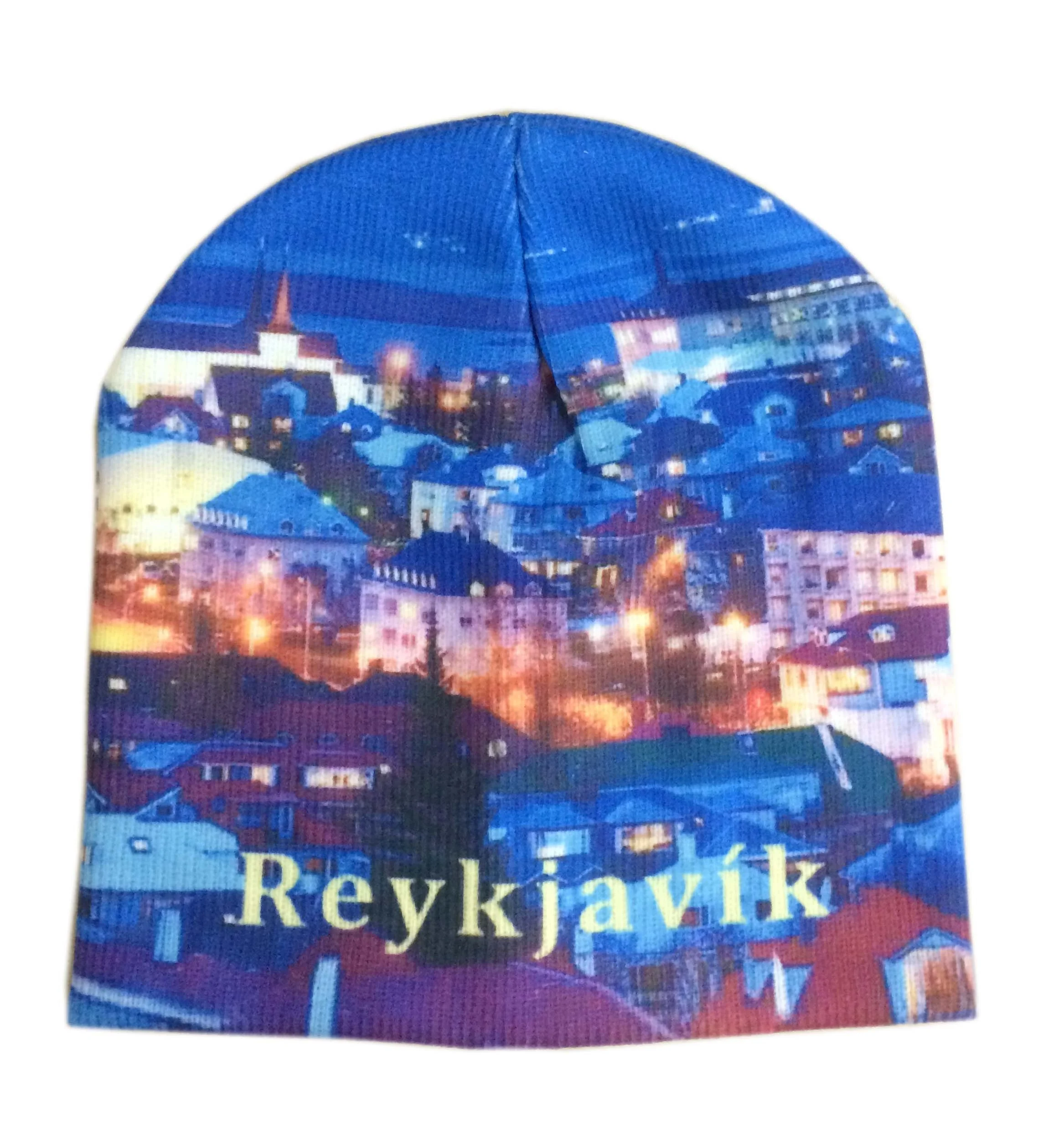 Custom Design Panda Sublimated Print Beanie Winter Knitted Hat