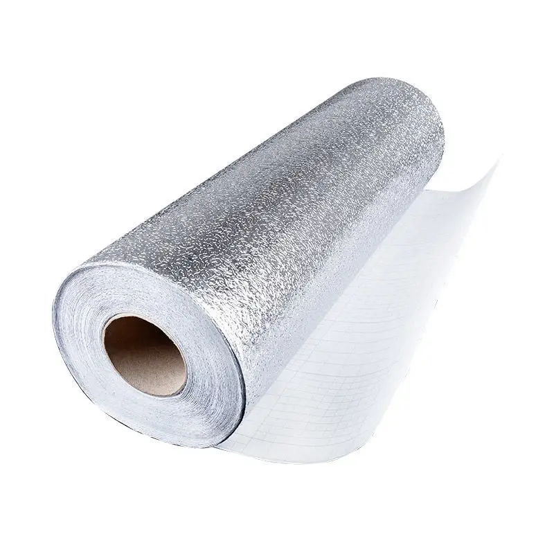 wholesale Kitchen Oil-proof Waterproof Stickers Aluminum Foil Kitchen Stove Cabinet Self Adhesive Wall Sticker DIY Wallpaper