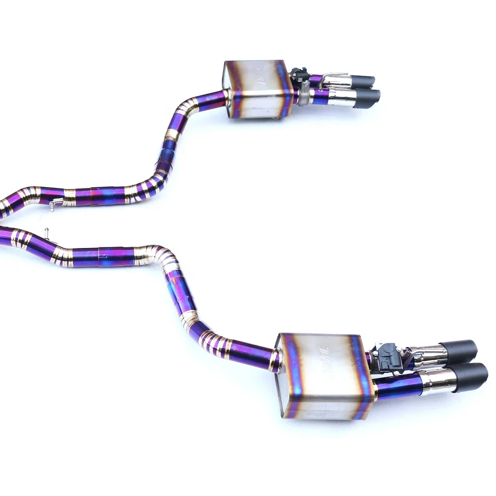 High performance carbon fiber tip Titanium pipe for maserati granturismo exhaust