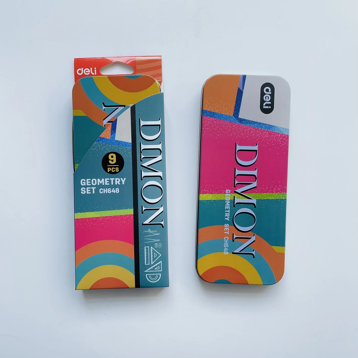 School 9pcs mathematical set,High quality hot sales geometry set,Deli math set