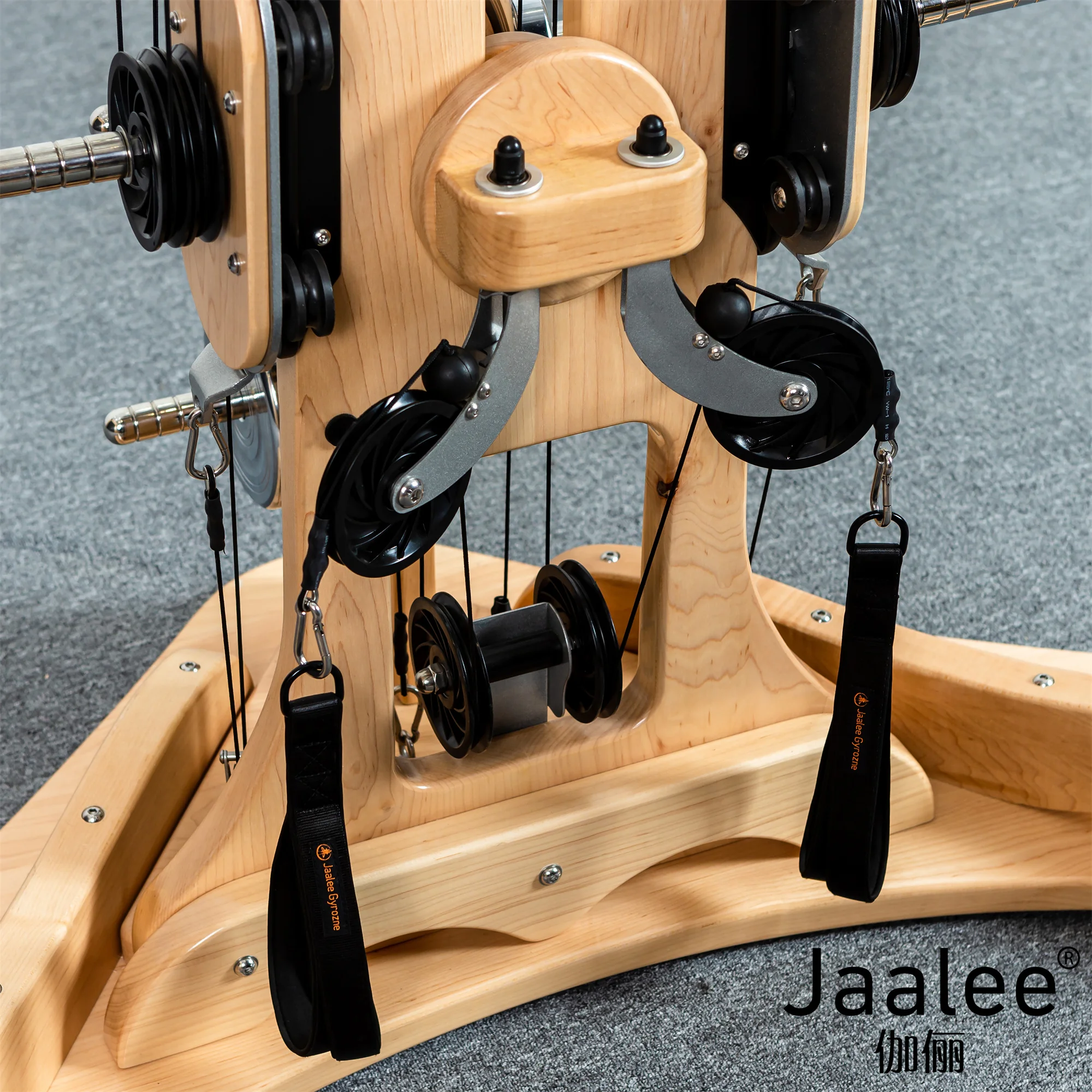 Pilates Reformers Wood Puleggia Torre Turm Standing Equipment Reformers Combination Unit Pulley Tower