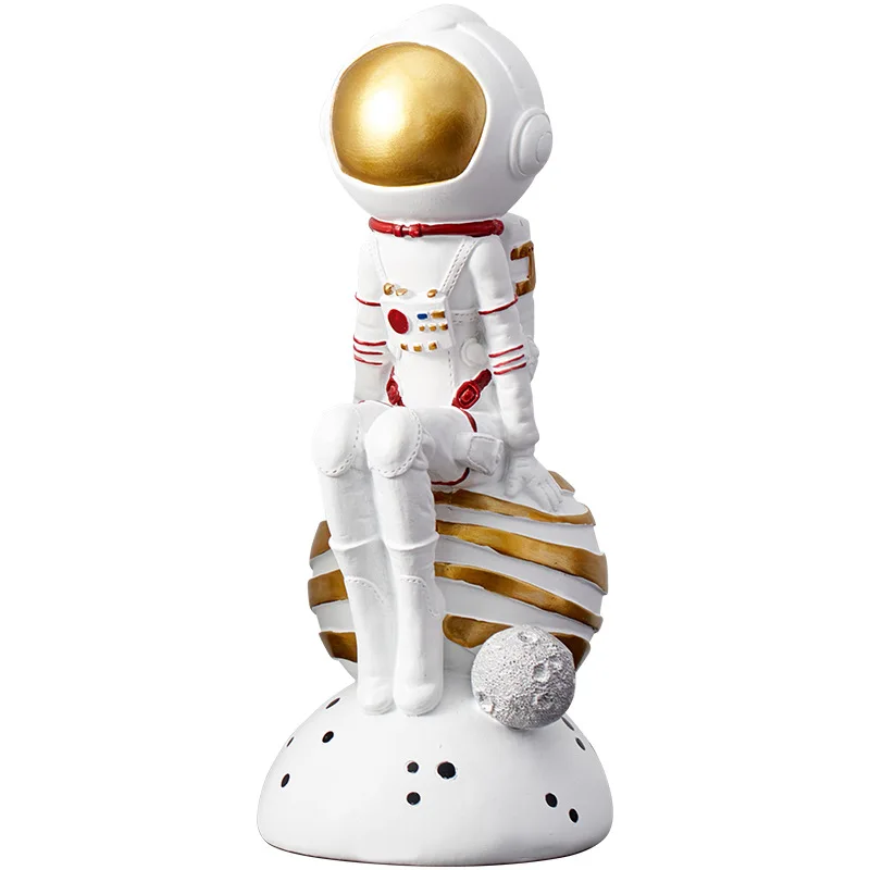 female astronaut office desktop decoration mobile phone holder girl cute decorative pen gift