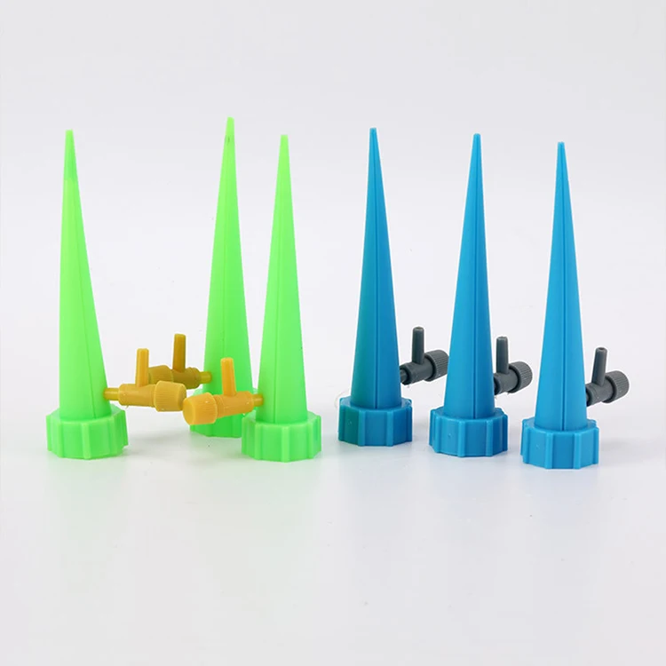 Plant Adjustable Self Watering Spikes with Valve for Plants Flower Household Bottle Automatic Waterer Dripper