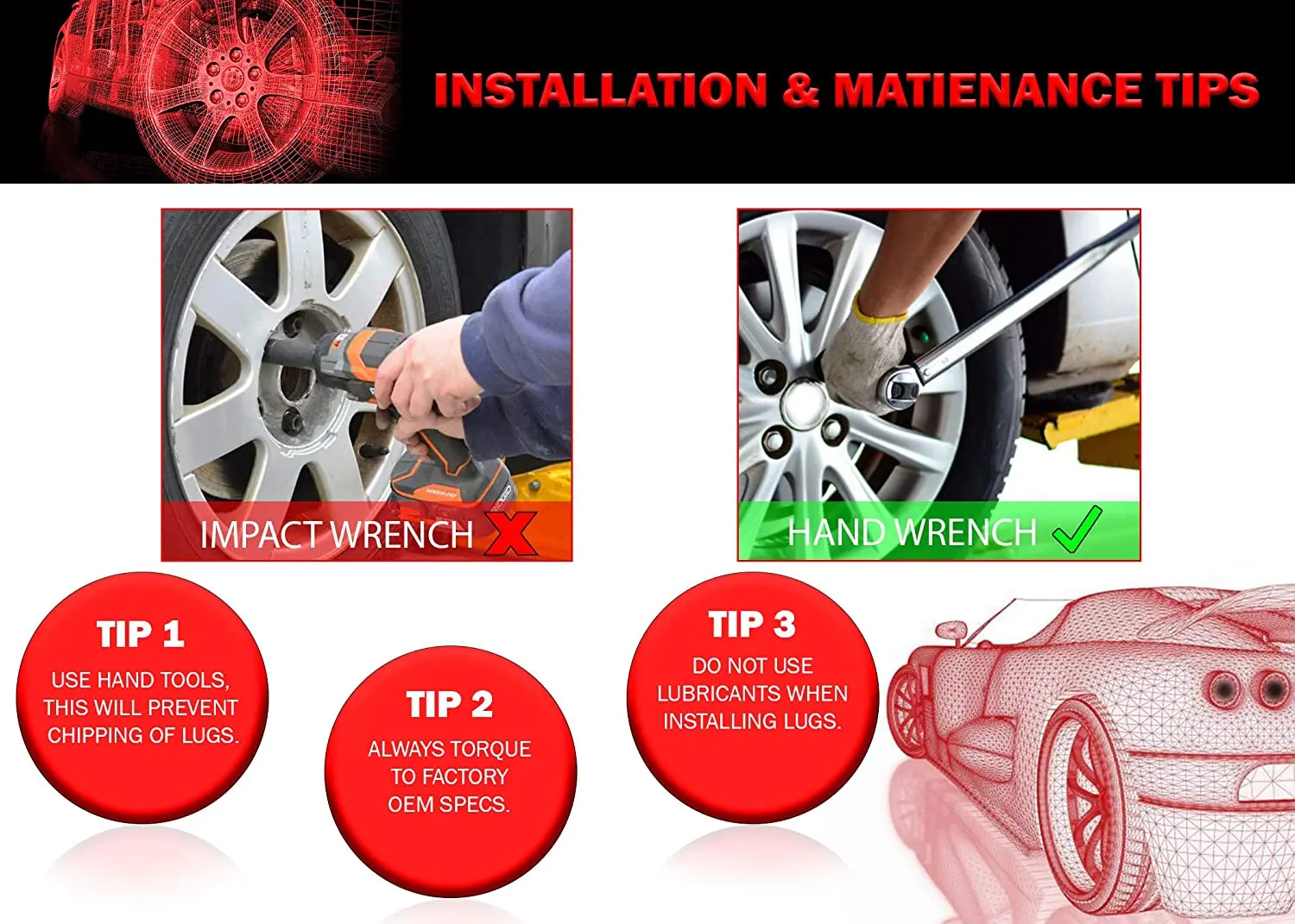 Колесные аксессуары, детали m14 * 1,5, колесные болты и гайки, колесные гайки