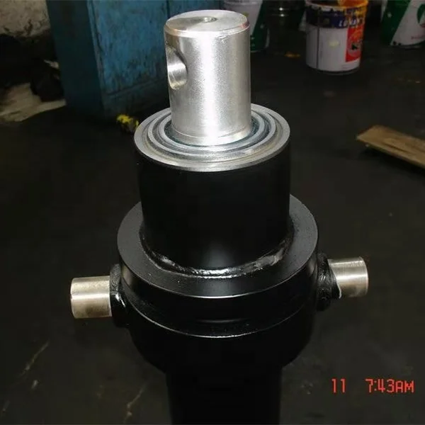 TS16949 Hot Sales 3000PSI Multi Stage Front End Loader Light Weight Single Acting Telescopic Hydraulic cylinder packing